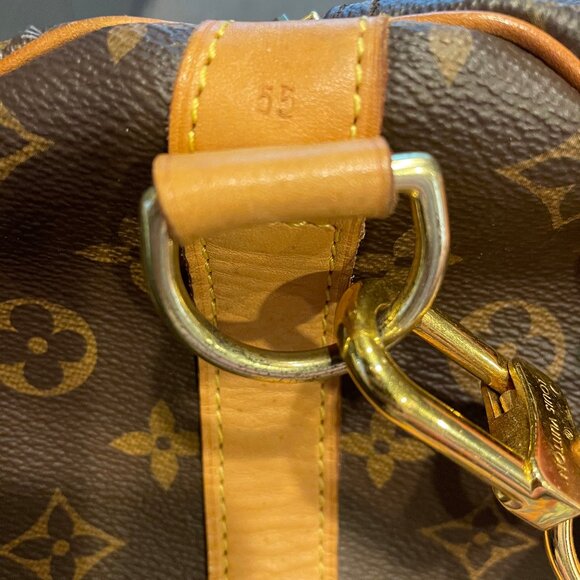Pre-owned Louis Vuitton Keepall Bandouliere 55 Monogram with box brown - Picture 5 of 8